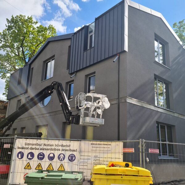 Facade works, finishing